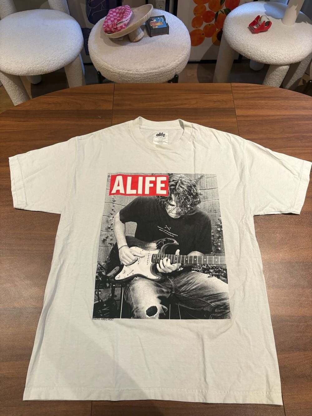 Alife John Mayer Graphic T-Shirt White Large